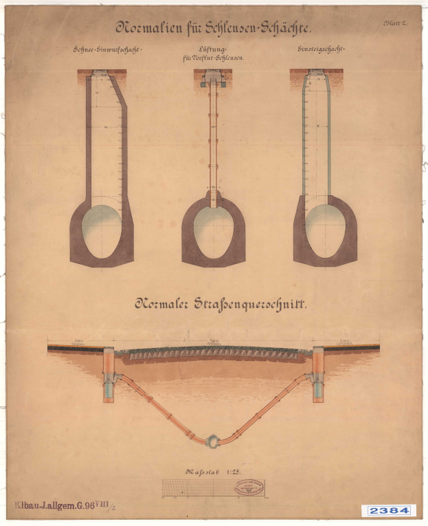 Ein Blatt Papier mit einer Zeichnung von drei in einem Dreieck angeordneten Instrumenten, darunter ein Metronom, und Text zu ihren Spezifikationen.